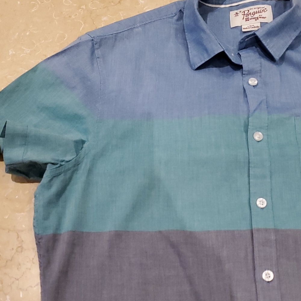 Penguin Men CASUAL button down - Picture 2 of 8